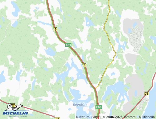 MICHELIN Pöljä map - ViaMichelin
