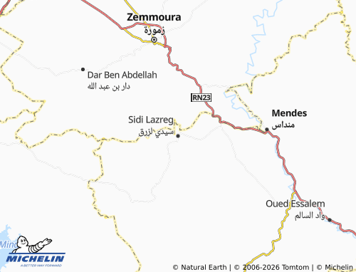 Mapa MICHELIN Seedi Lazraq - ViaMichelin