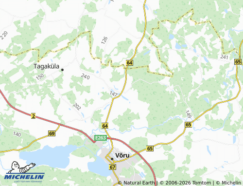 Mapa MICHELIN Väimela - ViaMichelin