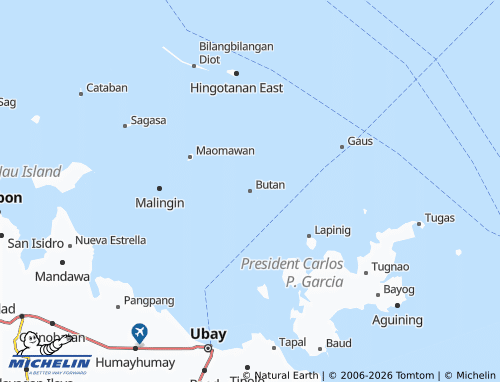 MICHELIN Butan map - ViaMichelin