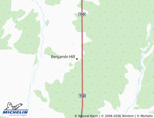 Mappa MICHELIN Benjamín Hill - ViaMichelin