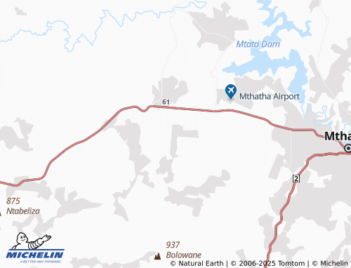 MICHELIN KwaDlomo map - ViaMichelin