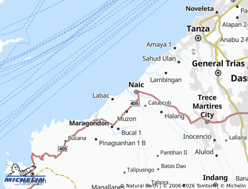 MICHELIN Bancaan map - ViaMichelin