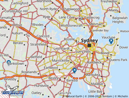 MICHELIN Haberfield map - ViaMichelin