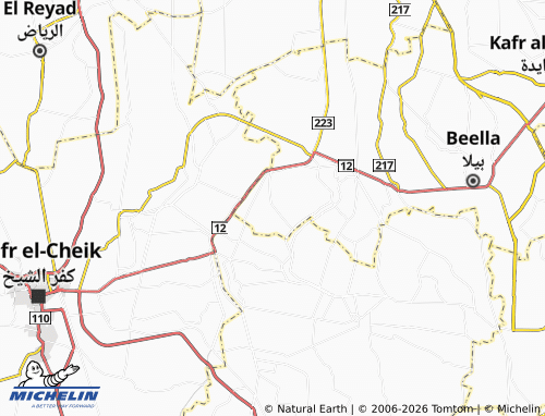 Mapa MICHELIN al-Nasiriyyah - ViaMichelin