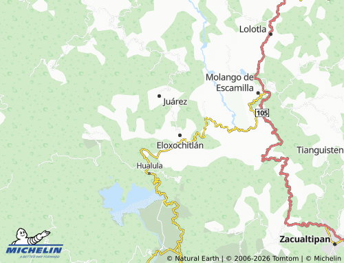 MICHELIN El Calvario map - ViaMichelin