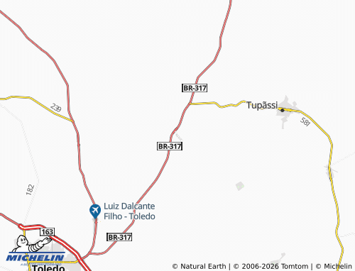Mappa MICHELIN Bragantina - ViaMichelin