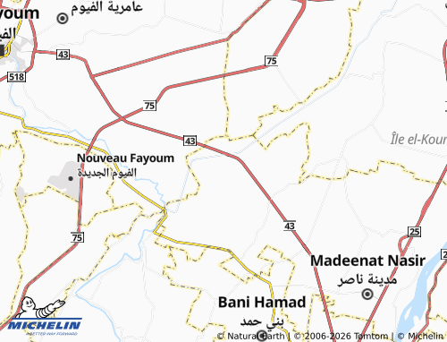 Mappa MICHELIN al-Hamam - ViaMichelin