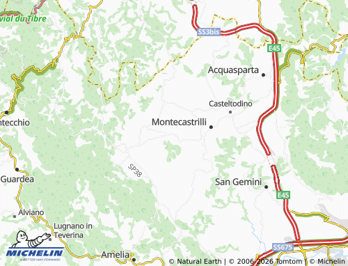 Mapa MICHELIN Farnetta di Montecastrilli - ViaMichelin