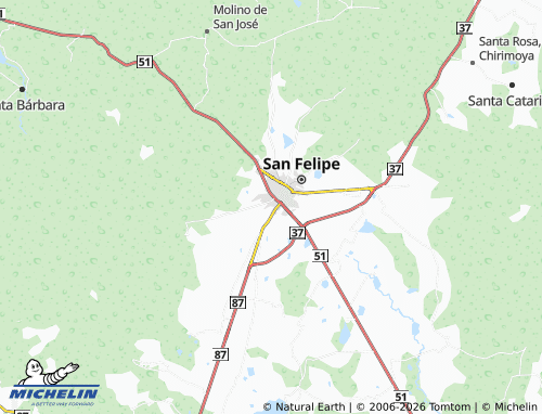 Mappa MICHELIN Joyas del Yunque - ViaMichelin
