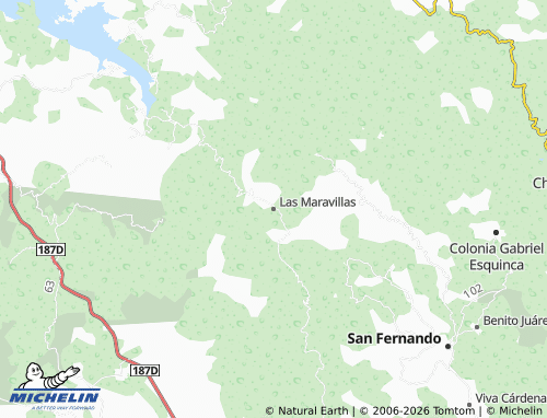 Mappa MICHELIN Las Maravillas - ViaMichelin