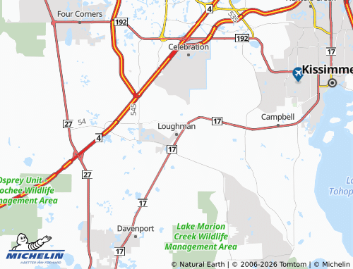 Mapa MICHELIN Loughman - ViaMichelin