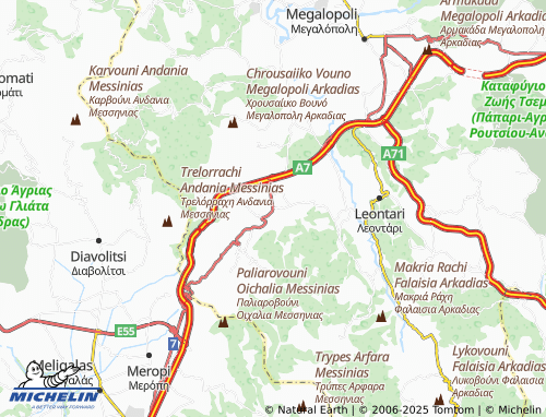 Carte MICHELIN Paradeisia - ViaMichelin