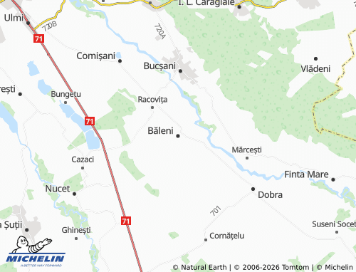 Mappa MICHELIN Băleni - ViaMichelin