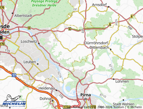 MICHELIN Reitzendorf map - ViaMichelin
