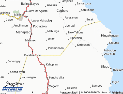 MICHELIN Pinamanagan map - ViaMichelin