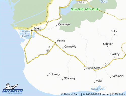 Mappa MICHELIN Çavuşköy - ViaMichelin