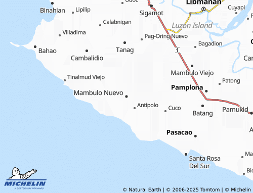 MICHELIN Mambulo Nuevo map - ViaMichelin