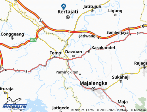 Mapa MICHELIN Dawuan - ViaMichelin