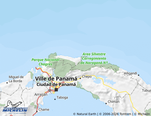 MICHELIN Santa Isabel map - ViaMichelin
