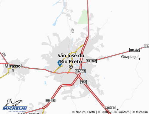 Carte MICHELIN Vila Mossoró - ViaMichelin