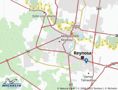 MICHELIN 5 de Diciembre map - ViaMichelin