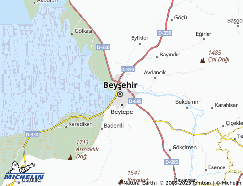 MICHELIN Dalyan map - ViaMichelin