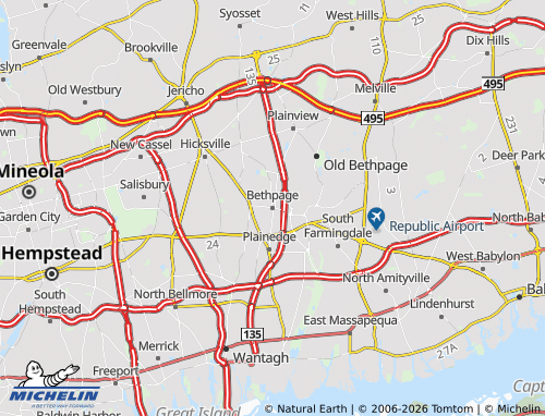 Mappa MICHELIN Bethpage - ViaMichelin