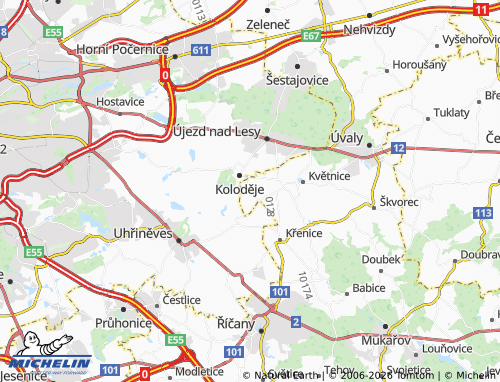 Mappa MICHELIN Stupice - ViaMichelin