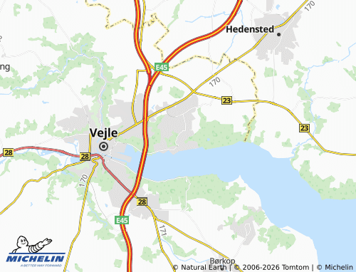 Mapa MICHELIN Bredballe - ViaMichelin