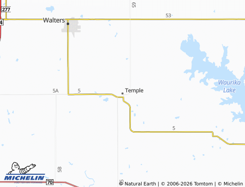 Mappa MICHELIN Temple - ViaMichelin