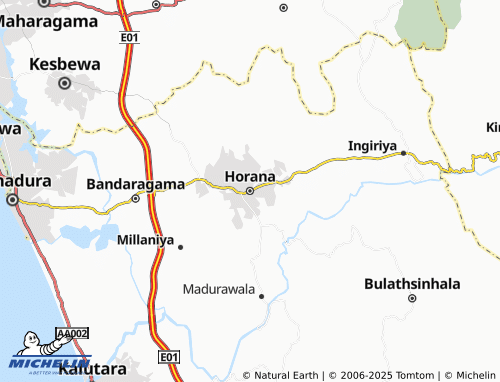 MICHELIN Horana map - ViaMichelin