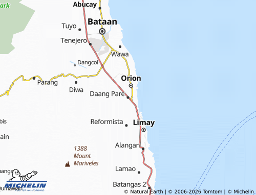 MICHELIN Daang Pare map - ViaMichelin