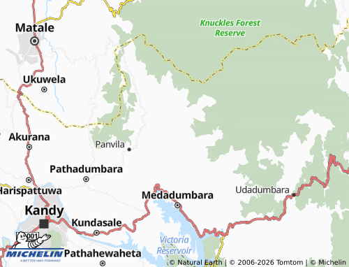 MICHELIN Elliyadda map - ViaMichelin