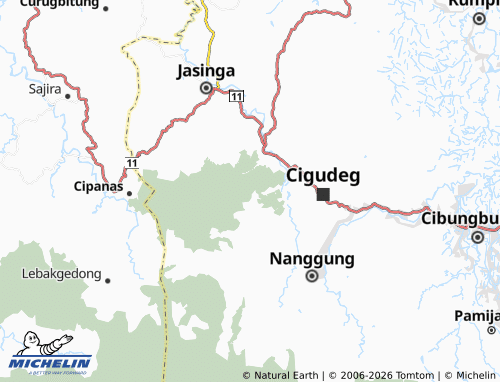 MICHELIN Sukamulih map - ViaMichelin