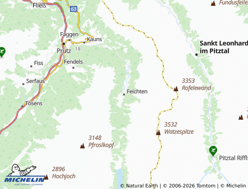 MICHELIN Feichten map - ViaMichelin
