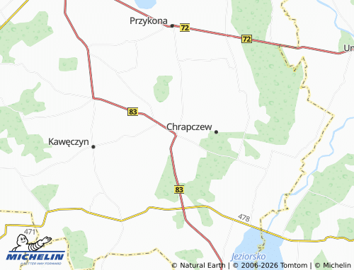 MICHELIN Dobra map - ViaMichelin