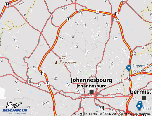 MICHELIN Victory Park Extension 25 map - ViaMichelin