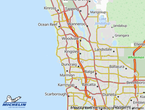 Mapa MICHELIN Padbury - ViaMichelin