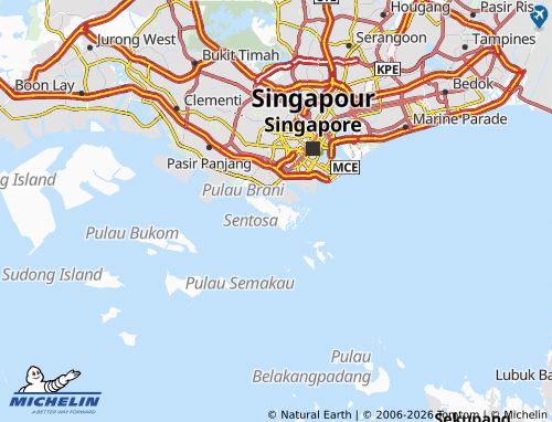 Mapa MICHELIN Southern Islands - ViaMichelin
