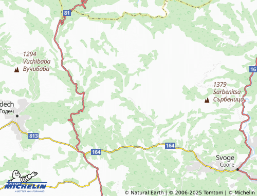 MICHELIN Breze map - ViaMichelin