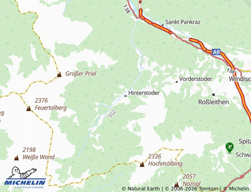 Carte MICHELIN Hinterstoder - ViaMichelin