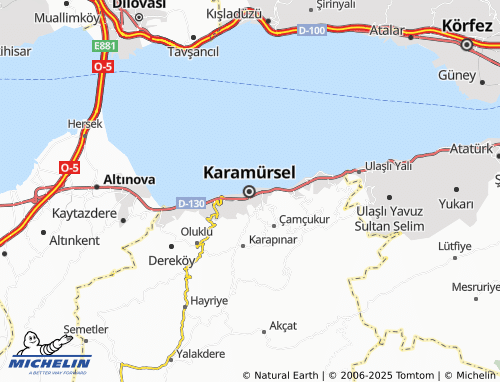 MICHELIN 4 Temmuz map - ViaMichelin