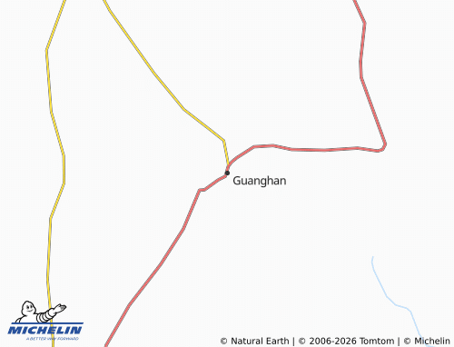 MICHELIN Guanghan map - ViaMichelin