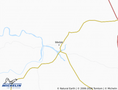 Kaart MICHELIN Medak - ViaMichelin