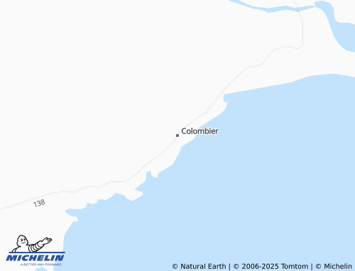 MICHELIN Colombier map - ViaMichelin