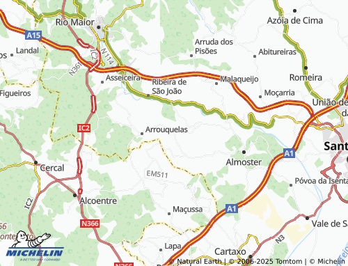 MICHELIN Assentiz map - ViaMichelin