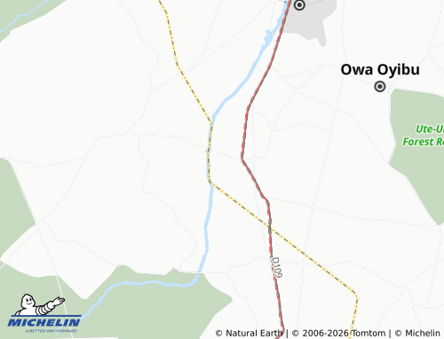 MICHELIN Idumu Isogba map - ViaMichelin