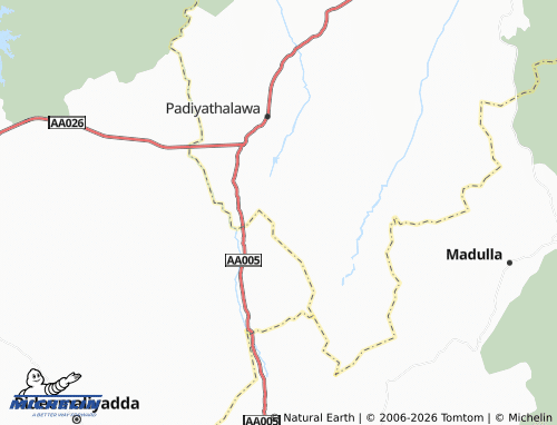 Mappa MICHELIN Miriswatta - ViaMichelin