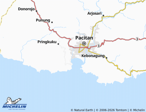 MICHELIN-Landkarte Sidoharjo - ViaMichelin